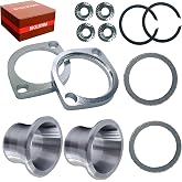 Exhaust Torque Cones Flange Kit for Harley Sportster Touring Softail Dyna | for Electra Glide Road Glide Street Glide Road King Sportster 883 1200 Softail Dyna Models 1984-up