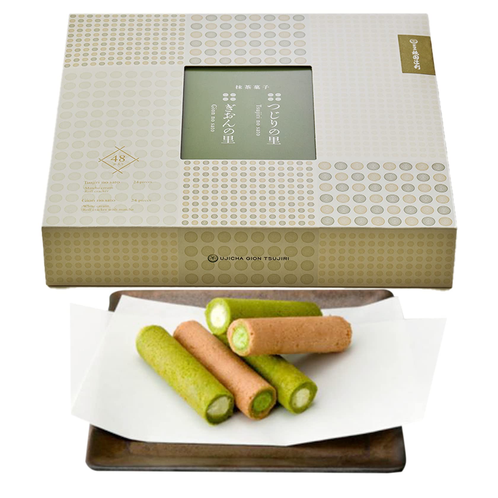 祇園辻利 ぎおんの里&つじりの里 アソート 48本 抹茶 菓子 京都 お土産 お菓子 ギフト 手土産 職場 お祝い お返し 贈り物 お礼 小分け 和菓子 焼き菓子 の商品画像