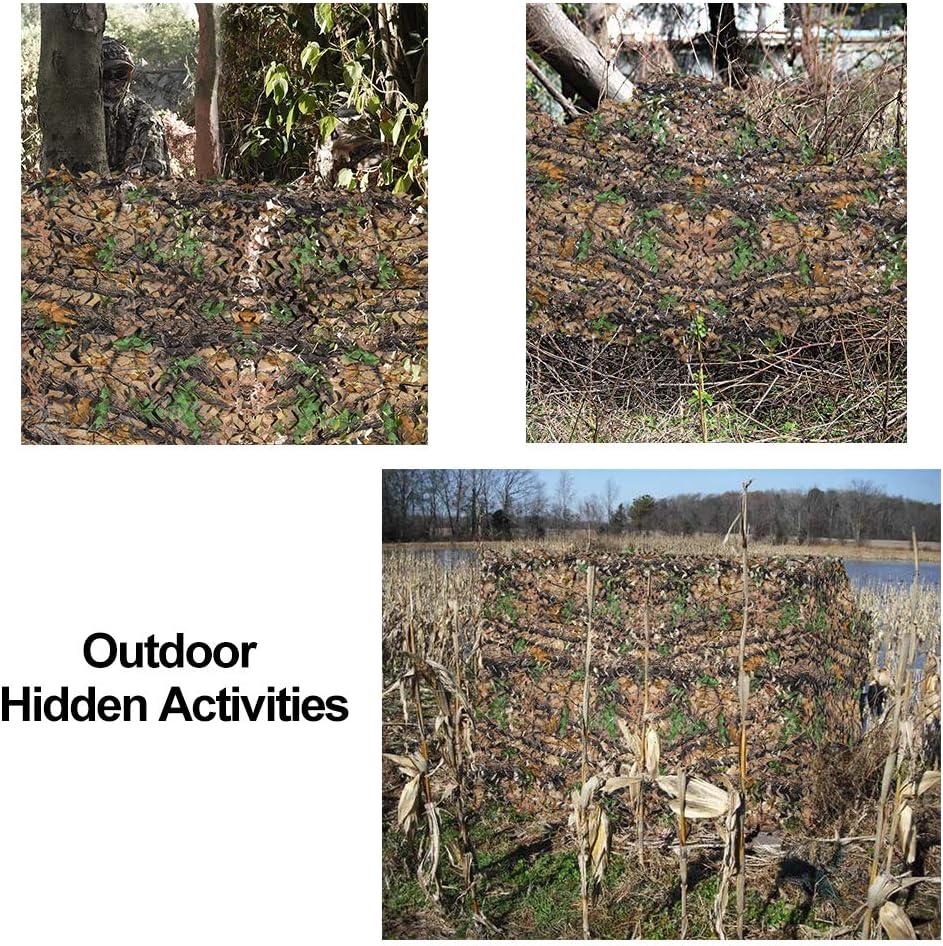 FLYEGO Military Camo Netting, Camouflage Tarp Mesh Net, Lightweight Waterproof for Sunshade, Canopy, Party Decoration, Hunting Blind and Car Vehicle Cover : Sports & Outdoors