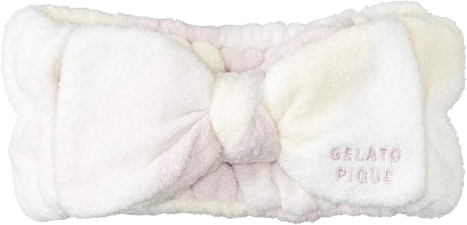 Amazon ジェラート ピケ スムーズィーブロックボーダーヘアバンド Pwga レディース Pnk 日本 F Free サイズ レディース 通販