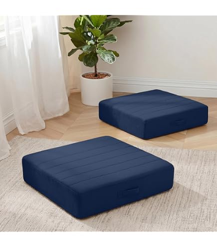 Amazon.com: MeMoreCool 24 Inch Square Floor Pillows for Adults, 2