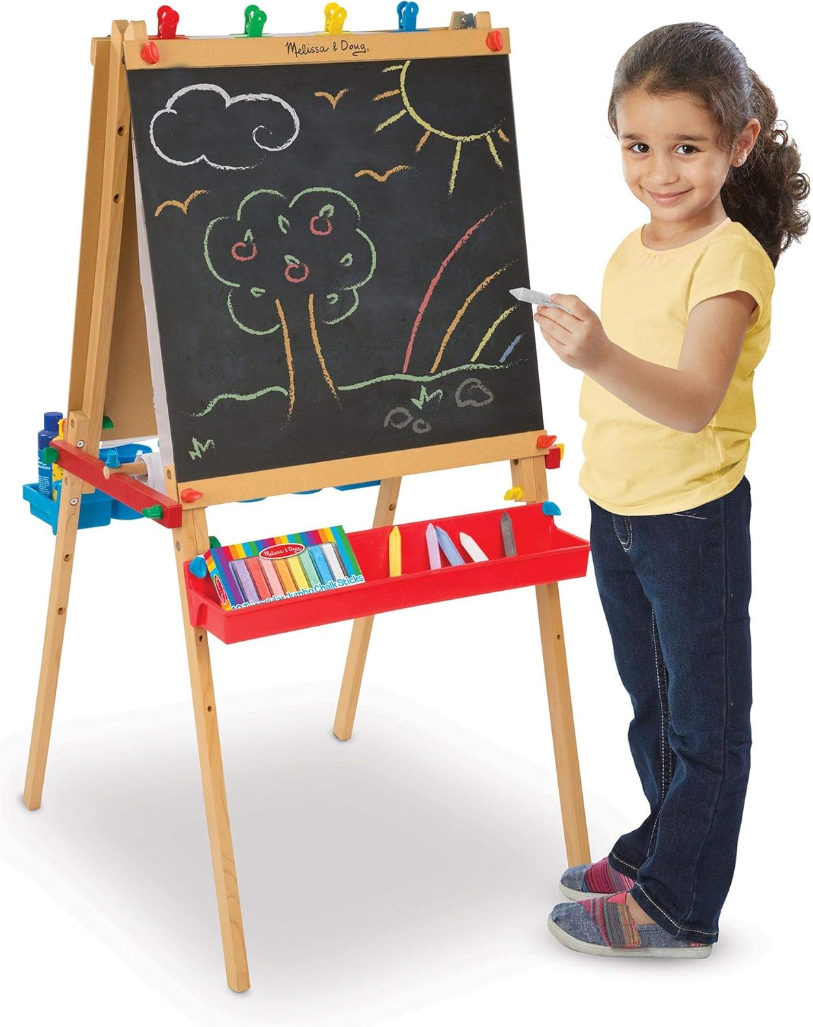 melissa and doug deluxe standing easel