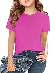 Girls Short Sleeve T Shirts Kids Summer Tops