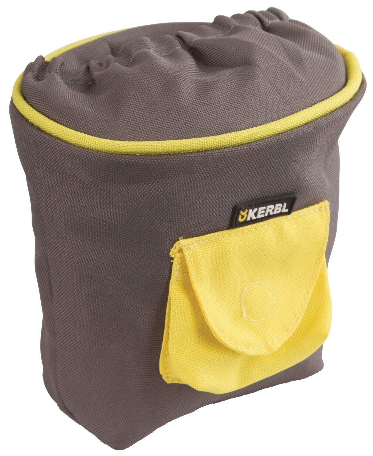 Kerbl Pro Feeding Bag, 14 x 11 x 14 cm, Grey/Yellow