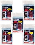Ultra Pro 100 Pcs Soft Card Sleeves, 2 5/8 x 3 5/8-Inches (5 Pack)
