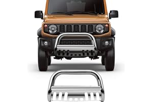 MOTORHOT Bull Bar Push Bumper Grille Guard Chrome Compatible With 2005-2015 Toyota Tacoma Front Bumper Brush Guard Accessories