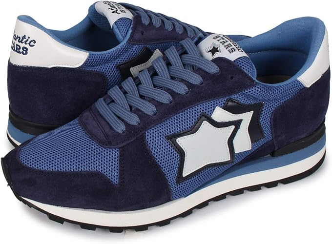 Amazon アトランティックスターズ アルゴ スニーカー メンズ Agro ブルー Tb Nyn ny 並行輸入品 Atlantic Stars アトランティックスターズ スニーカー
