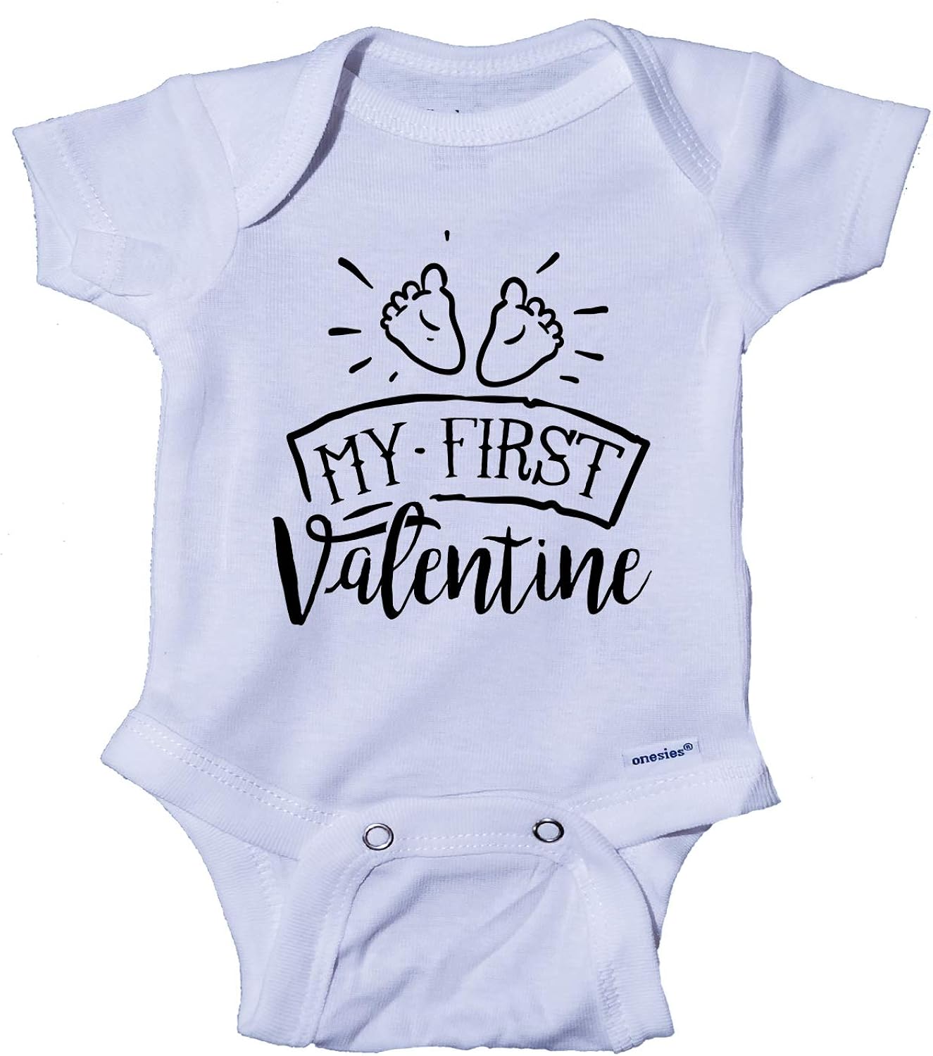 my first valentine's day onesie