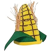Plush Corn Cob Hat