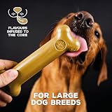 Tasty Bone Nylon Dog Chew Large Peanut Butter Indestructible UK Made view 3