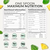 Inspiriko Super Greens Powder 18 Superfoods 150g Vegan UK Made view 4