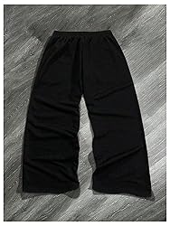 GORGLITTER Men's Baggy Wide Leg Sweatpants Y2K