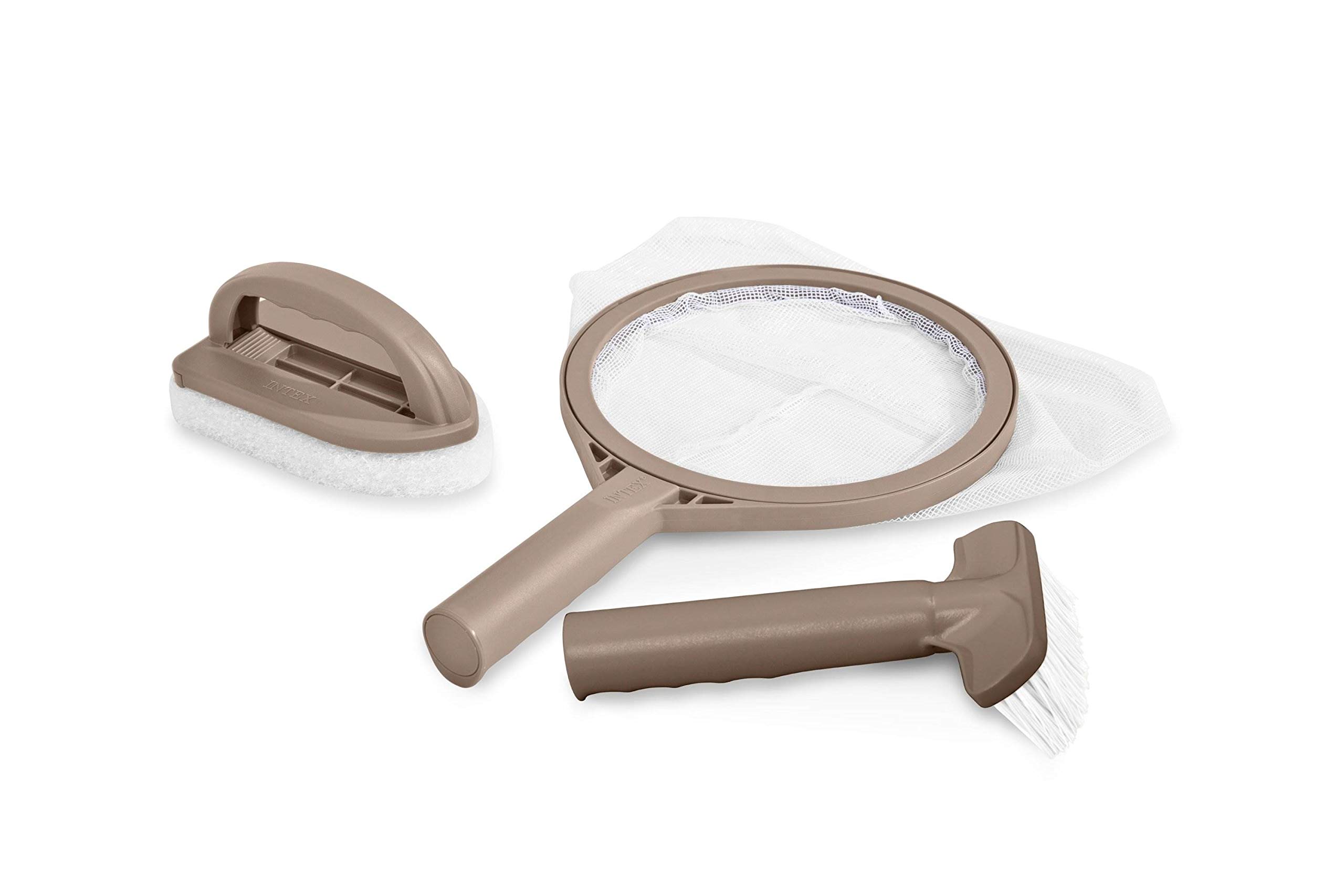 Photo 1 of Intex PureSpa Hot Tub and Spa Maintenance Accessory Kit with Curved Brush, Mesh Net Skimmer, and Scrubber for Inflatable PureSpa Home Hot Tubs