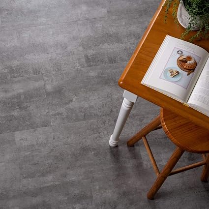 Arcadia Smoke Grey Loc Luxury Vinyl Concrete Effect Lvt Click