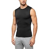Dalavch 5 Pack Men&rsquo;s Sleeveless Compression Shirts Sports Workout Tank Tops | Cool Dry, Rash Guard, Gym, Athletic, Football, Basketball, Running, Cycling, Exercise, Undershirt Base Layer T Shirts