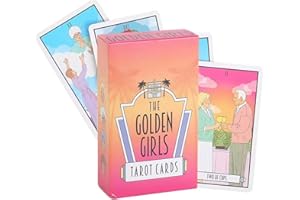 Banquiura Tarot Cards - The Golden Girls Tarot Cards Deck78 Tarot Cards, Pocket Edition Tarot Cards for Beginners Divination Tools Size: 4.06 "x 2.36"