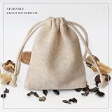 Nuoshen 30 Pcs Hessian Bags 8x10 cm Burlap Drawstring Gift Bags for Jewelry DIY view 5