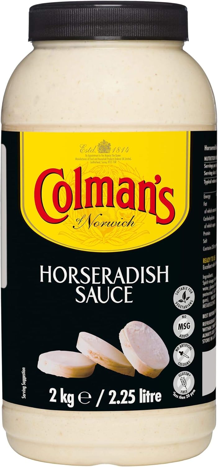 Colmans Horseradish Sauce 2x2.25ltr Amazon.co.uk Grocery