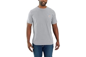 Carhatt Mens Force Relaxed Fit Midweight ShortSleeve Pocket TShirt