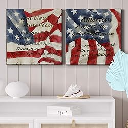 Renditions Gallery Bless America Wall Art, Premium
