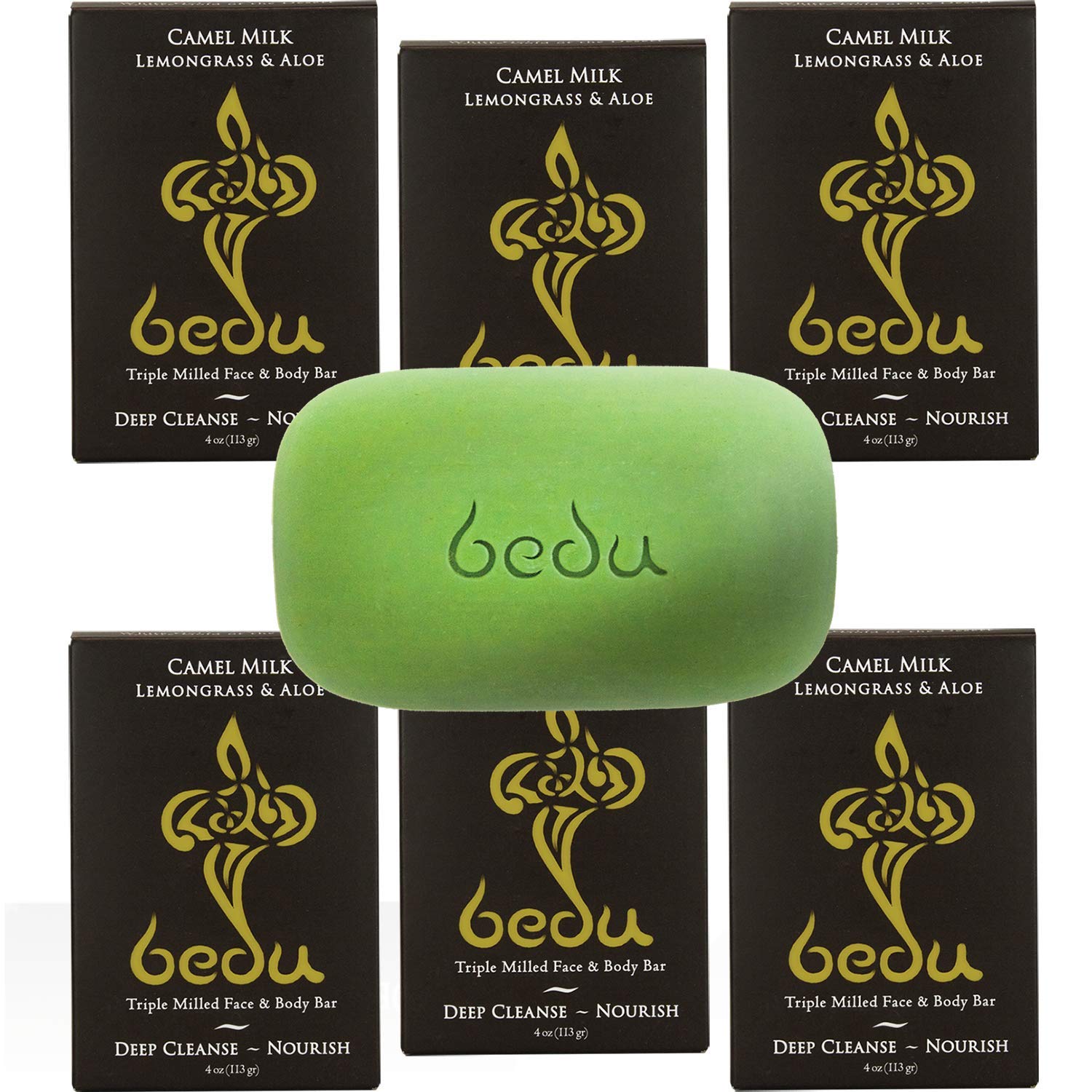 One With Nature Bedu Soap 6 Pack with Camel