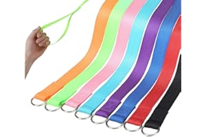 HOMIMP Slip Lead Dog Leash 6 FT- 8 PCS Bulk Colors Kennel Control Leashes for Small Medium Large Dogs Puppy Animal Rescue, Grooming - Heavy Duty Strong Nylon 6 Foot Long for Shelter, Vet, Training