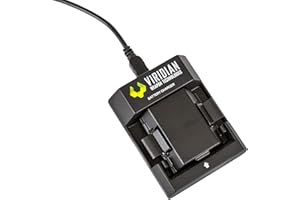 VIRIDIAN WEAPON TECHNOLOGIES Viridian Single Battery Charger | Compatible with FACT Weapon-Mounted Cameras, X Series, Gen3