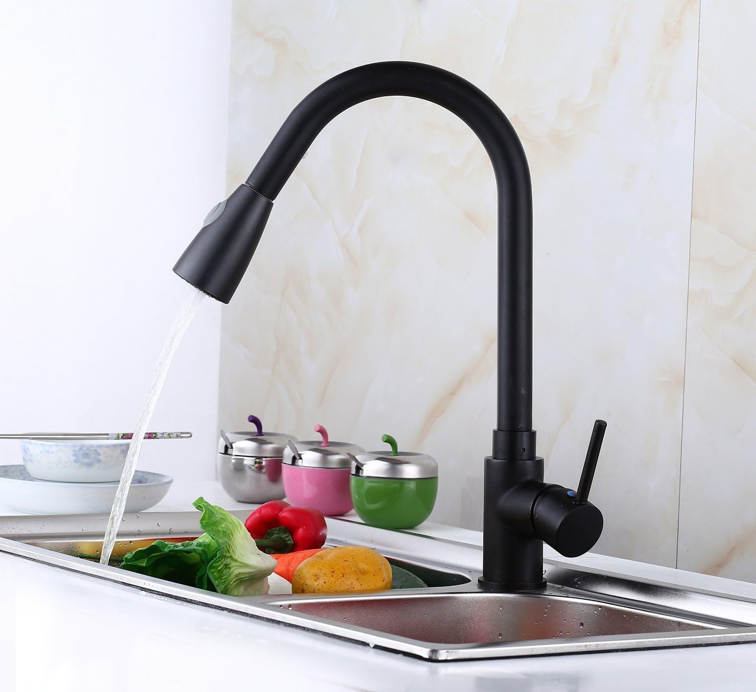 YLSZ-bathroom taps/Bathroom Sink Taps Kitchen faucet hot and cold water can be copper