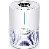 Air Purifiers for Bedroom Home 430 Sq.Ft, MOOKA H13 HEPA Filter Small Portable Air Purifier with USB Cable Fragrance Sponge for Smokers Pollen Pets Dust Odors, Desktop Air Cleaner for Car RV, M01