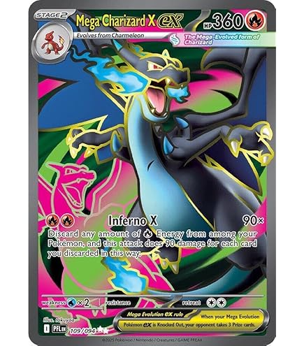 Amazon.com: Pokemon - Mega M Charizard-EX (12/83) - Generations