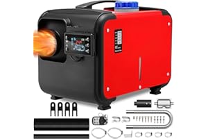 Wodli Diesel Heater 110V/12V/24V, 5KW-8KW All-in-One Diesel Air Heater with LCD Monitor & Remote Control, Air Diesel Parking Space Heater Fast Heating Low Noise for RV Boat Car Garage Tent Camper