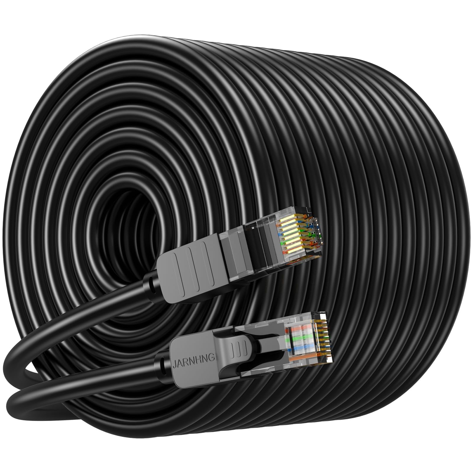 Photo 1 of JARNHNG Cat 6 UTP Ethernet Cable 500ft [10Gbps High-Speed, 550MHz] RJ45 LAN Network Cable for Outdoor/Indoor, Servers, Data Center