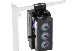 FLEXISPOT Computer Tower Stand, PC Stand for Standing Desk up to 44lbs, PC Holder Under Desk Adjustable Height and Width Fits