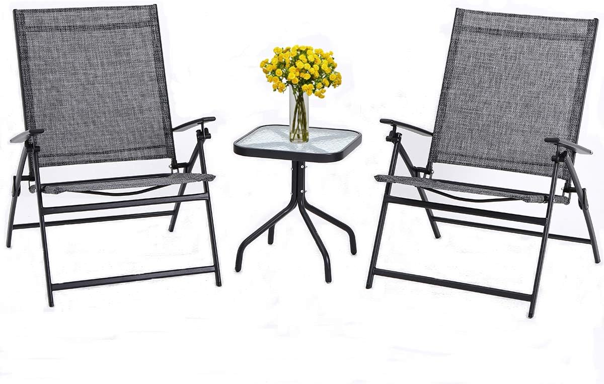 Best 2 Chair And Table Folding Patio Set