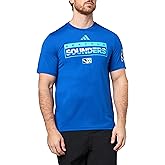 adidas Mens MLS 25/26 Team Pre-Game Short Sleeve T-Shirt