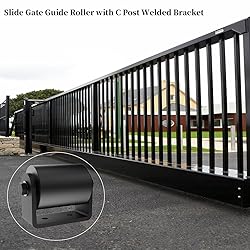 JUGREAT 2 Pack Slide Gate Guide Roller，3" Hard