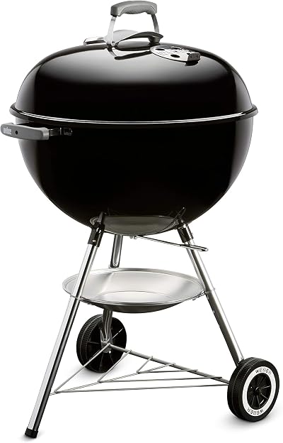 Weber Classic Kettle Charcoal Barbecue 57 cm Porcelain Enamelled Lid Bowl