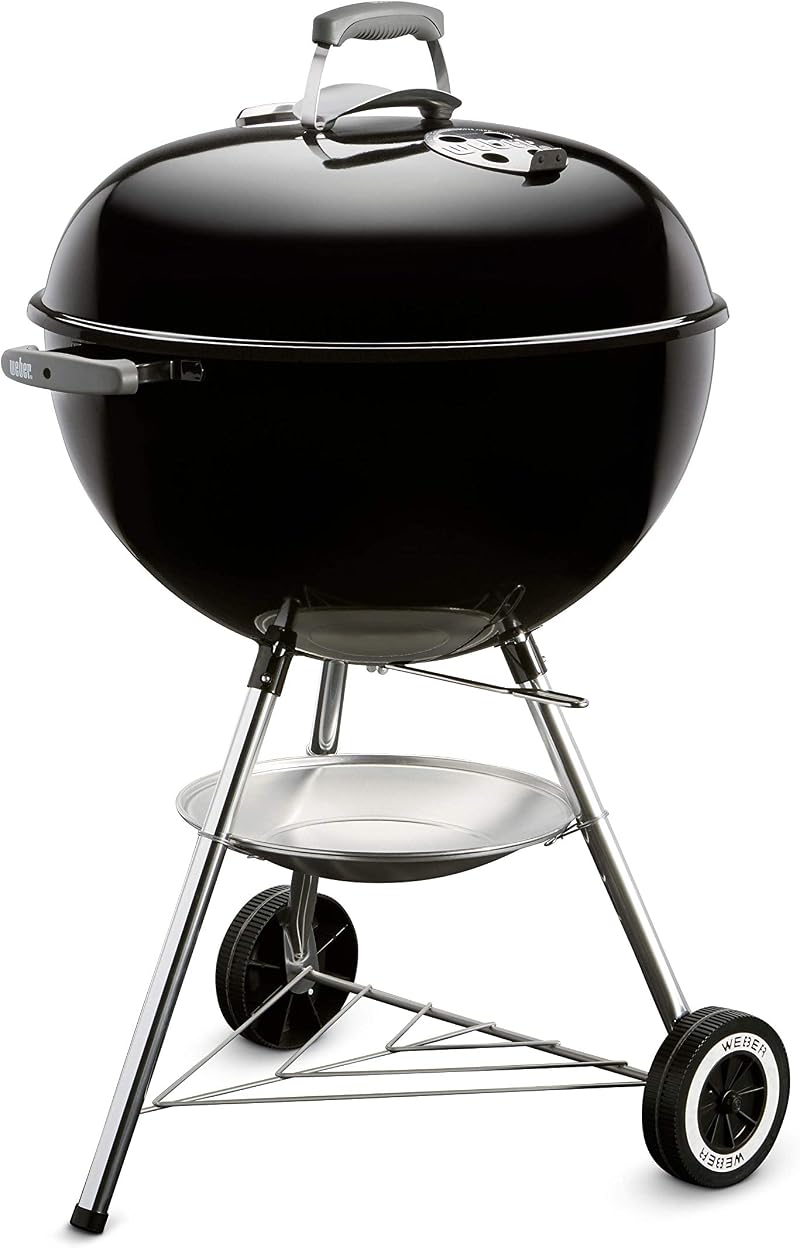 Weber Classic Kettle Charcoal Barbecue 57 cm Porcelain Enamelled Lid Bowl