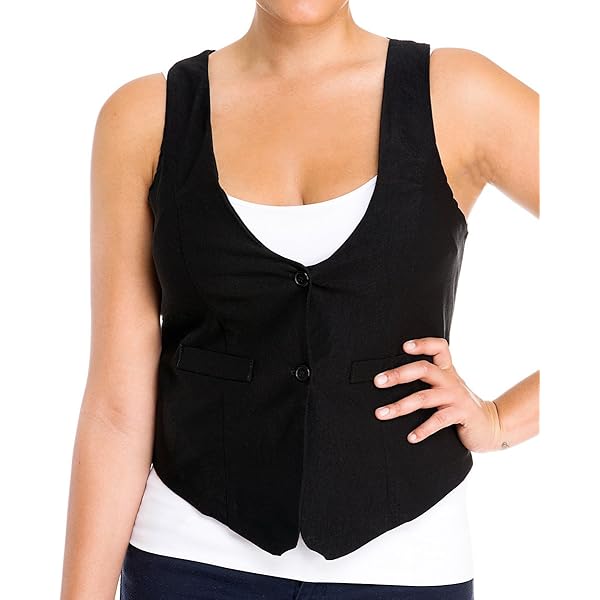 Amazon.com: eVogues Plus Size Button Up Sleeveless Stretch