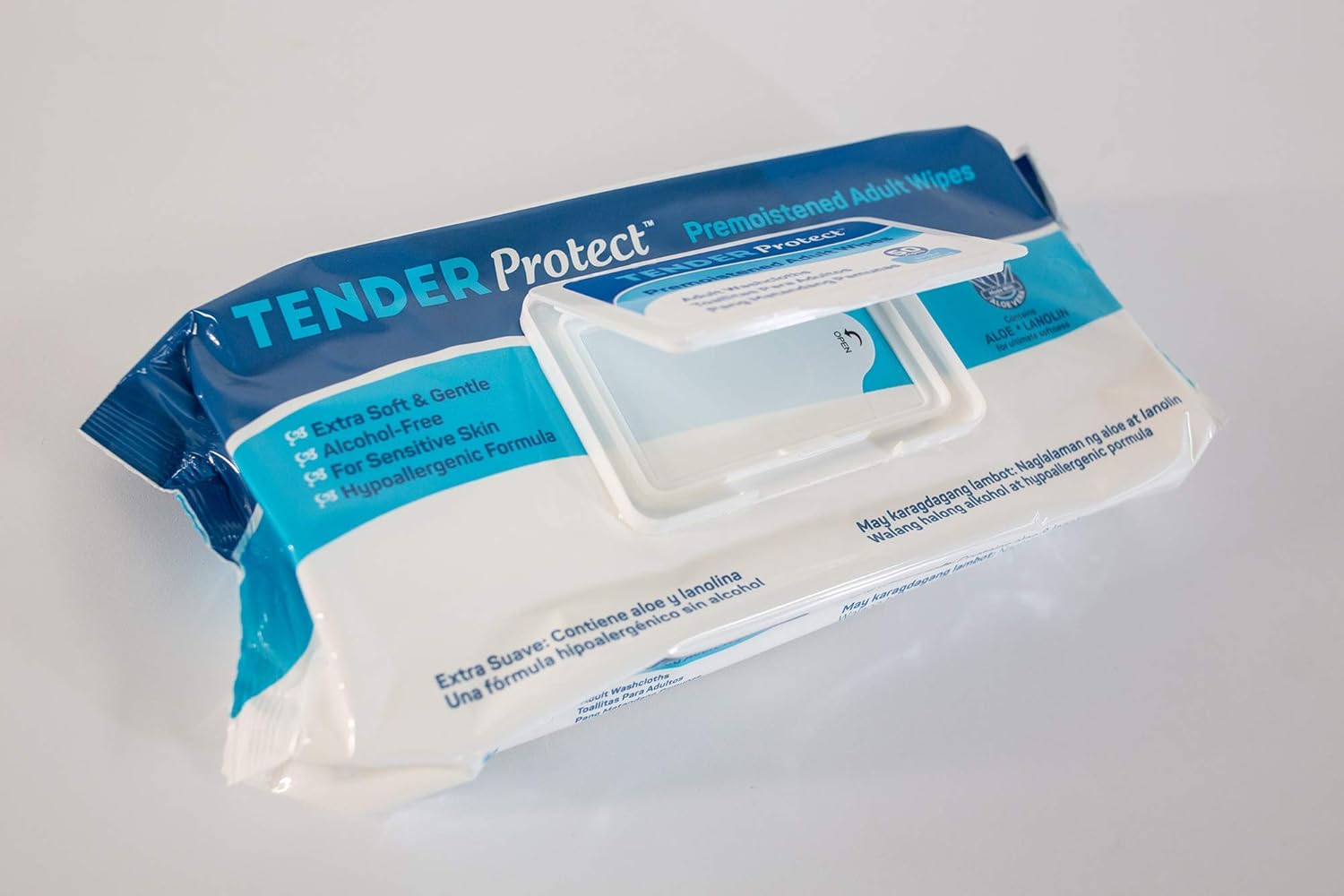 TENDERProtect® Adult Wipes with Aloe, 9x12, for Incontinence (600/Cs): Health & Personal Care
