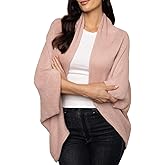 Bijoux Terner Cocoon Knit Shawl Scarf for Women, Soft Pashmina Poncho Wrap, Stylish Shawl and Scarf