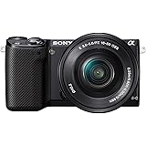 ソニー SONY ミラーレス一眼 α NEX-5R パワーズームレンズキット E PZ 16-50mm F3.5-5.6 OSS付属 ブラック NEX-5RL/B