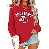 Susongeth Christmas Tree Farm Sweatshirt for Women It's A Beaut Clark Graphic Tee Shirt Casual Family Christmas Sweaters Top