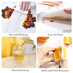 Kesfey Clear Plastic Table Cover Protector 54 x 54