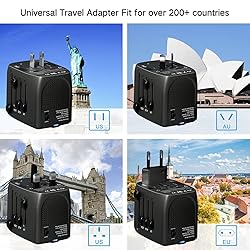 International Travel Adapter Voltage Converter to