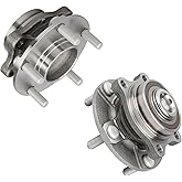 DRIVESTAR 513268 Front Wheel Hub & Bearing Assembly fits for Nissan 350Z 2003 04 05 06 07 08 09, for Infiniti G35 2003-2007 RWD only, 5 Lugs w/ABS(Pair)