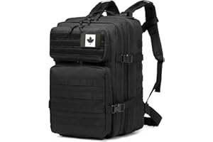 ATBP Military Tactical Molle Rucksack Backpack Large Travel Backpack Hiking Daypack Camping Hunting Backpack 40L