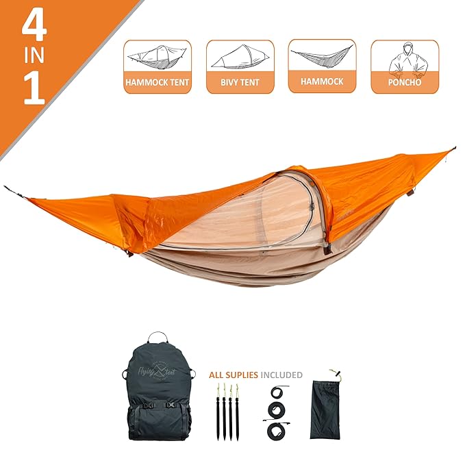 flying tent Unique AllinONE Hammock Tent, Bivy Tent, Hammock and