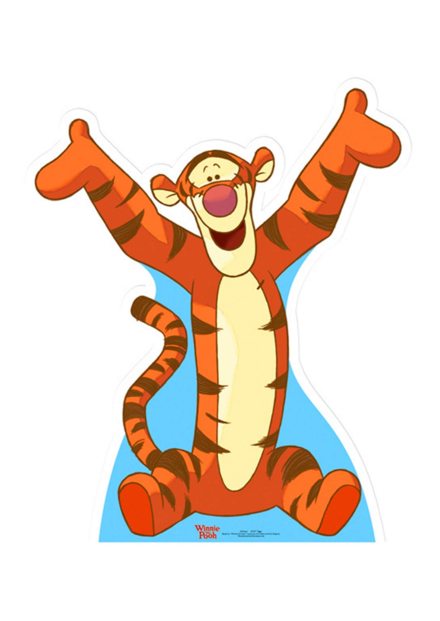 Star Cutouts Ltd SC1622 Tigger Bouncing Tiger from Winnie The Pooh for The Hundred Acre Wood Fand Height 70cm, Multicolour โ image 1