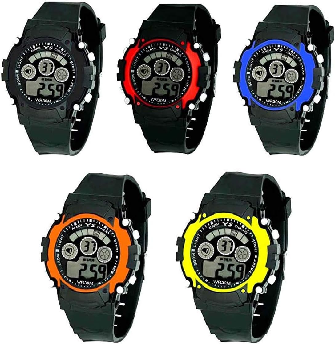 VITREND (R-TM) Digital Watches for Boys and Girls Birthday Return Gift Combo Sport Watches (Pack of 5)
